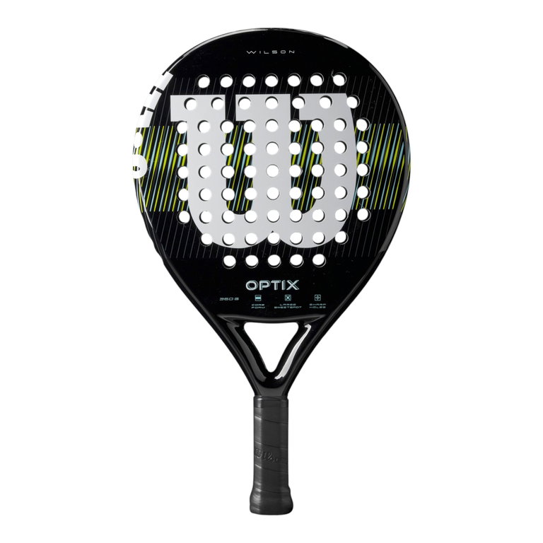 Wilson Optix V1 Padel Racket 360g/Round Black